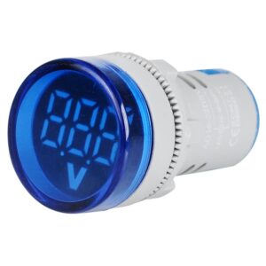 Voltmetru digital cu LED si afisaj luminos Indicator de tensiune AC 60-500V, ALBASTRU SINOTIMER ST16V-04
