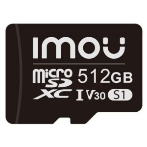 Card de memorie Imou ST2-512-S1, MicroSD 512GB, clasa 10, citire 98 MB/s, scriere 78 MB/s