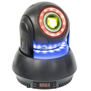 Moving head gobo 30W RGB + inele iluminate Ibiza Light STAR-SPOT-BL