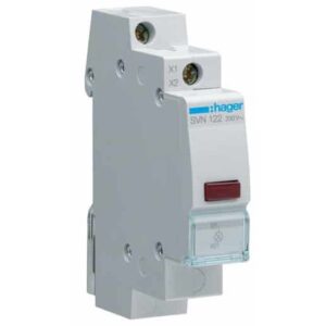 Lampa semnalizare 230V rosu Hager SVN122