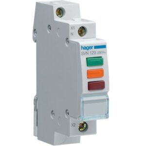 Lampa semnalizare 230V verde+rosu+portocaliu Hager SVN129