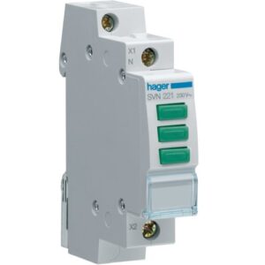 Lampa semnalizare 230V 3xverde Hager SVN221