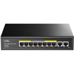 Switch GS1010PE 8 xGE PoE+ 120W 2xGb Uplink