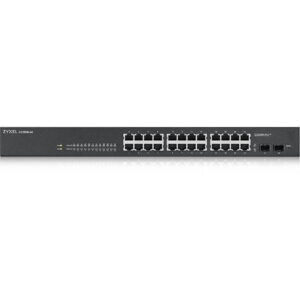 Switch GS-1900-24 v2 Managed L2 Gigabit Ethernet (10/100/1000) 1U Black