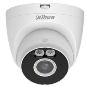 Camera IP WiFi 6 Dahua T5A-IL-0280B, 5MP, 2.8mm, Smart Dual Light (IR/WL 30m), microfon, slot card, detectie AI om/vehicul, IP67