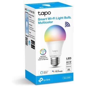 TP-Link Tapo L530E Smart bulb Multicolor Wi-Fi, E27, Wi-Fi Protocol IEEE 802.11b/g/n, Wi-Fi Frequency: 2.4 GHz Wi-Fi, 806 lumeni,