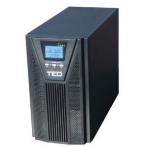 UPS 2000VA / 1800W Online dubla conversie, cu management, 4 x 9Ah, sinusoida pura, TED Electric TED003980