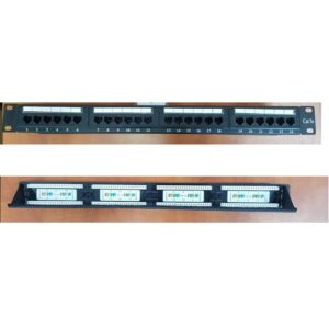 Patch panel 24 port UTP Cat.5e TED005908