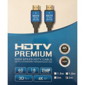 Cablu HDMI digital la HDMI digital mufe aurite 4K 5m TED600298