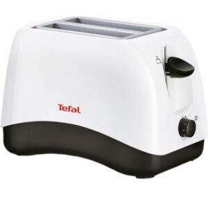 Prajitor de paine Tefal TT130130, putere 850 W, 2 fante, 7 niveluri de rumenire, Alb