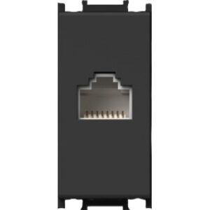 Priza CAT6a KS RJ45 8/8 1M negru