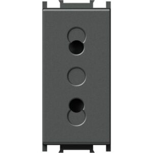 SOCKET EURO+KS2P 10A 250V~ 1M , TEM Modul TEM-VM20AT-B