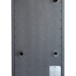 Termosemineu pe lemne brichete si carbune Fornello MILANO E 24 KW cuptor de incalzit mancarea Ivory 580x560x1060 mm