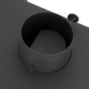 Termosemineu pe lemne brichete si carbune Fornello Roma E iVORY 22 kW 49x45x103 cm