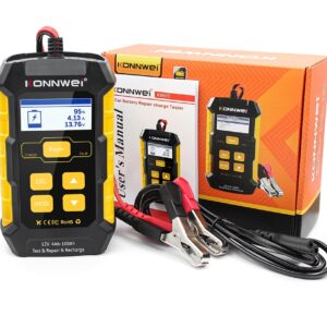 Tester Baterie Auto KONNWEI KW510, Testare CCA, Incarcare, Reparatie, Suport 12V, Rezistenta, SOH, SOC, Test Ripple, Suport AGM GEL EFB