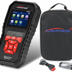 Tester diagnoza auto OBD2 Konnwei KW850, citire/stergere erori, test EVAP, senzor O2, baterie, motor & baterie, ecran color 2.8", compatibil multimarca