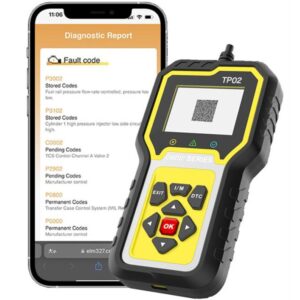 Tester diagnoza auto Techstar TP02, sistem intreg OBD2 – Diagnoza completa masini, Resetare ulei, Citire/Stergere DTC, Informatii Live Data