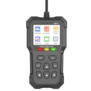 Tester Diagnoza Multimarca Techstar V521, Scanner OBD2 EOBD CAN, Citeste peste 4000 coduri eroare, ARM 32-bit Cortex-M3