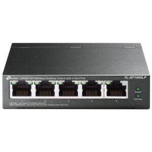 TL 5-PORT 10/100MBPS DESKTOP Switch 4PoE TP-LINK TL-SF1005LP