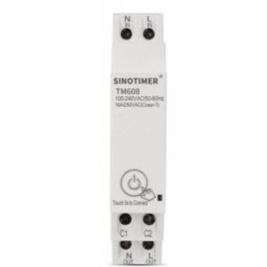 Comutator WIFI temporizat , Sinotimer, digital monofazat de la distanta SINOTIMER TM608 AC 110V 220V 16A 18mm