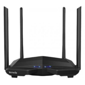 Router Tenda TND-AC10-V30 WiFi 5, DualBand 2.4/5GHz, 300+867Mbps, 4x6dBi, 4 porturi Gigabit