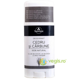 Deodorant Natural cu Cedru si Carbune 60g