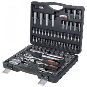 Trusa profesionala chei tubulare RIBITECH 94 piese crom vanadiu