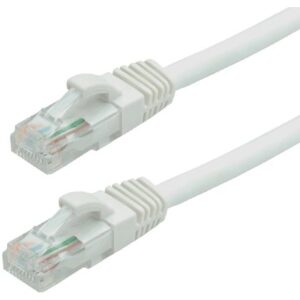 Patch cord Gigabit UTP cat6, LSZH, 2.0m, alb - ASYTECH Networking TSY-PC-UTP6-2M-W