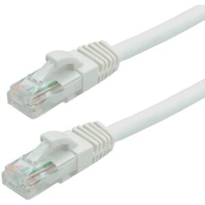 Patch cord Gigabit UTP cat6, LSZH, 5.0m, alb - ASYTECH Networking TSY-PC-UTP6-5M-W