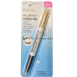 Tus lichid de ochi si iluminator Almay wake up eyeliner and highlighter- Black jolt and iced gold