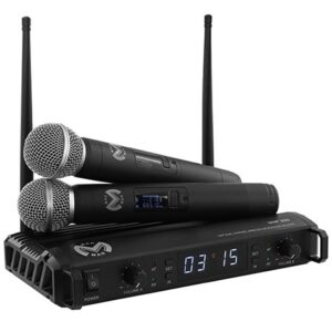 Statie 2 microfoane UHF wireless Mac Mah UHF 200M