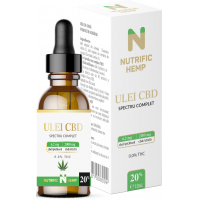 Ulei CBD 20%, spectru complet 10ml NUTRIFIC HEMP