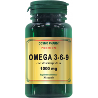 Ulei din seminte in omega 3-6-9 1000mg 30cps COSMOPHARM