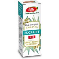 Ulei esential de eucalipt r19 100% pur definit botanic si biochimic 10ml FARES