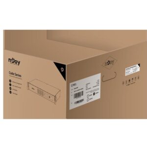 UPS nJoy Code 1000, 1000VA/600W, Frecventa: 50/60 Hz, Conectori: Intrare 1 x IEC-320 C14, Iesire 8 x IEC-320 C13, Port de comunicare: UPLI-LI100CO-AZ0