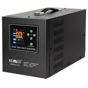 UPS Centrale Sinus Pur Kemot URZ3428-LFP4, 2000VA/1400W, 24V
