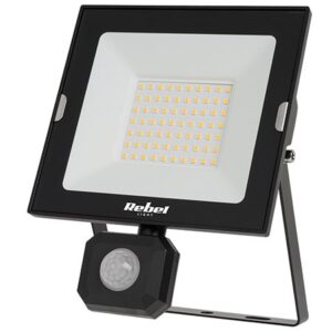 Reflector Led 50w 4000k Proiector Cu Senzor de Miscare 230v Rebel URZ3617