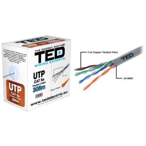 Cablu UTP CAT5E cupru TED / 305ml TED002495