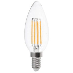 BEC LED E14 6W CU FILAMENT 4000K ALB NEUTRU