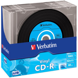 Verbatim CDR 48X VINYL DATA 10PK SLIM
