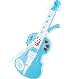 Vioara electronica DreamViolin pentru copii, cu lumini si sunete, albastru