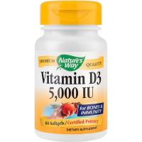 Vitamin d3 5000ui 60cps NATURES WAY