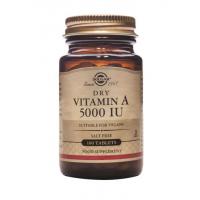 Vitamina a 5000 iu 100tbl SOLGAR