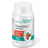 Vitamina c 100% cu extract de macese masticabila 30cpr ROTTA NATURA