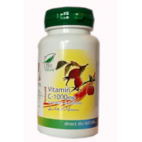 Vitamina c 1000 mg macese si acerola cu aroma portocale 60cps PRO NATURA