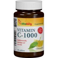 Vitamina c 1000mg cu bioflavonoide, acerola si macese 30cpr VITAKING