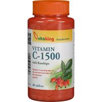 Vitamina c 1500mg cu macese 60cpr VITAKING