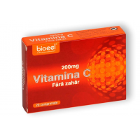 Vitamina c 200 mg, fara zahar 20cpr BIOEEL