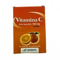Vitamina c cu aroma de portocale 20tbl AMNIOCEN