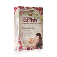 Vopsea naturala pentru par, castaniu mediu 100gr HENNA MANDALA